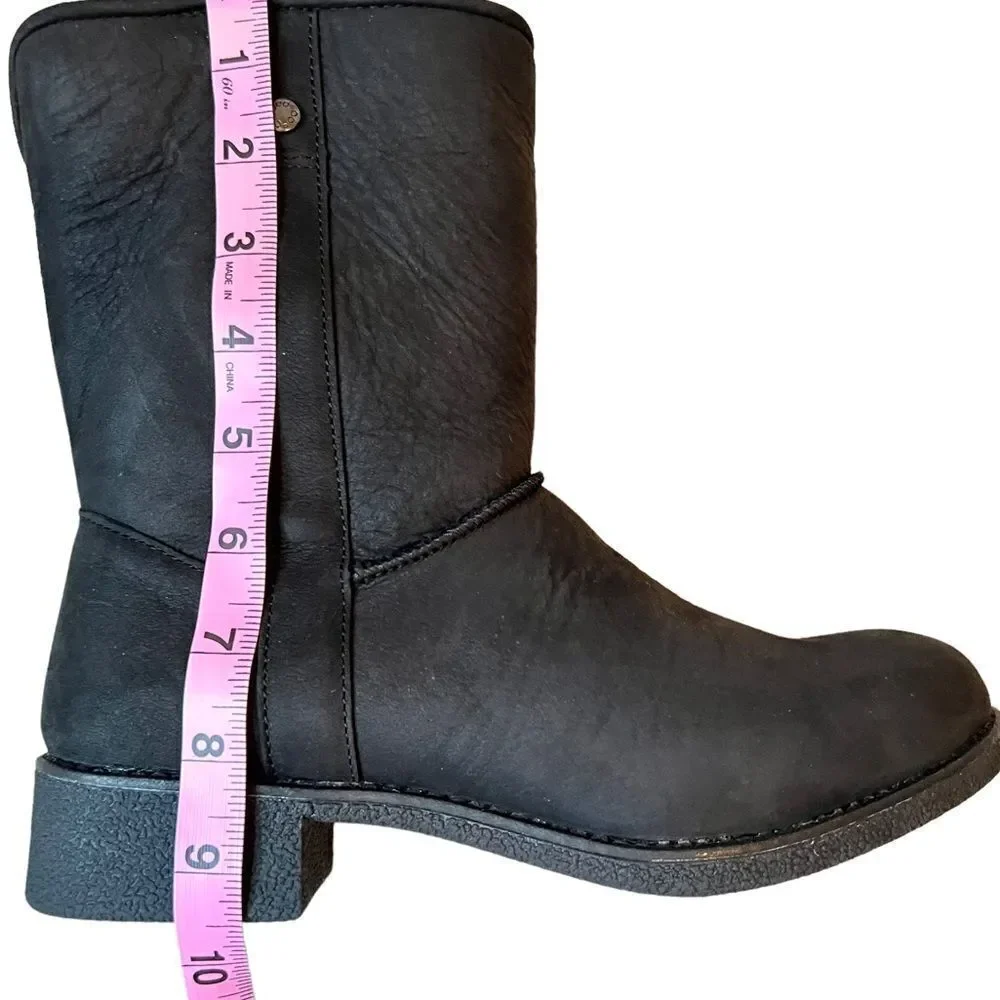 Abeo Pro Burlington Oiled Leather Shearling Boot